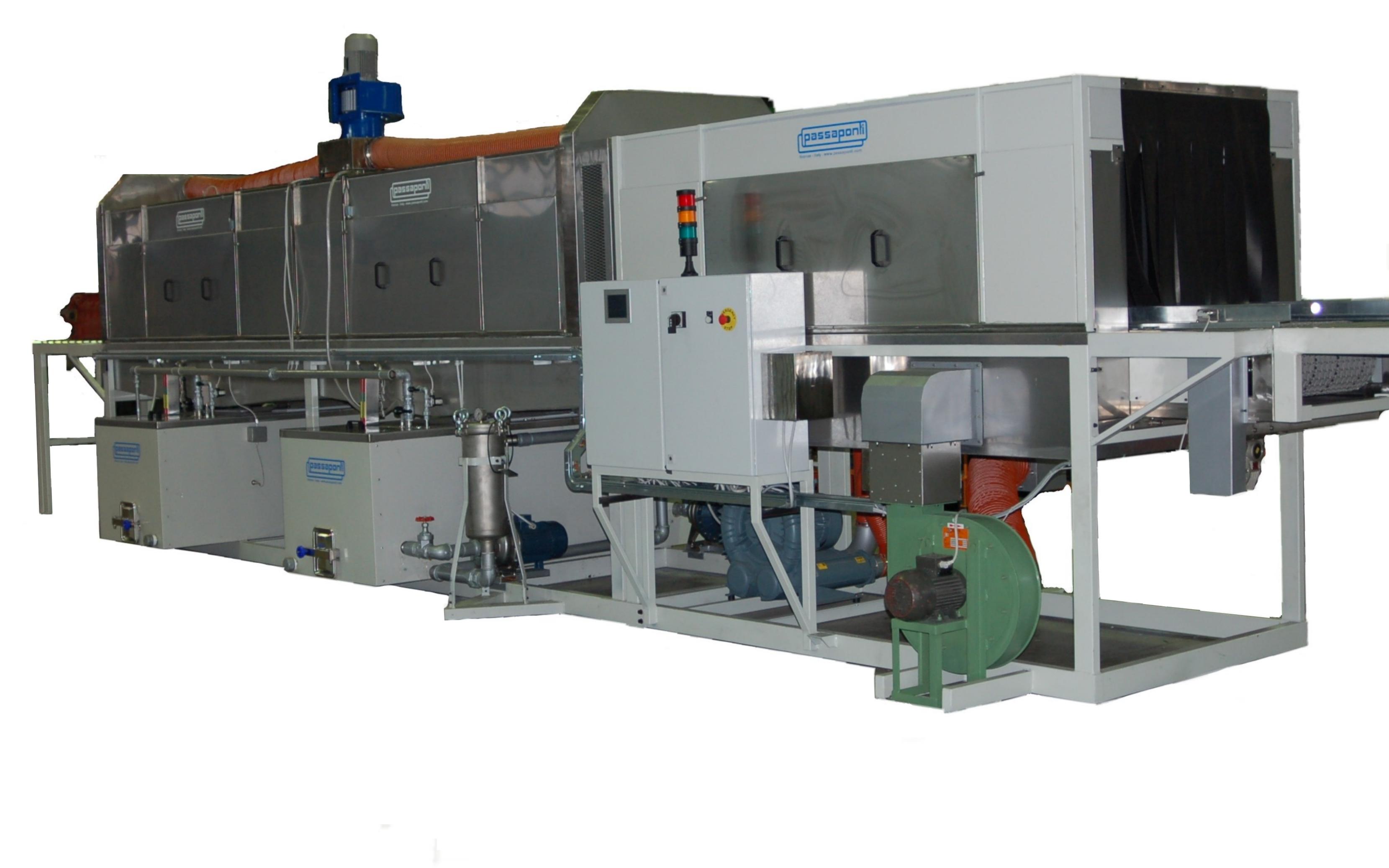 Linear tunnel washer